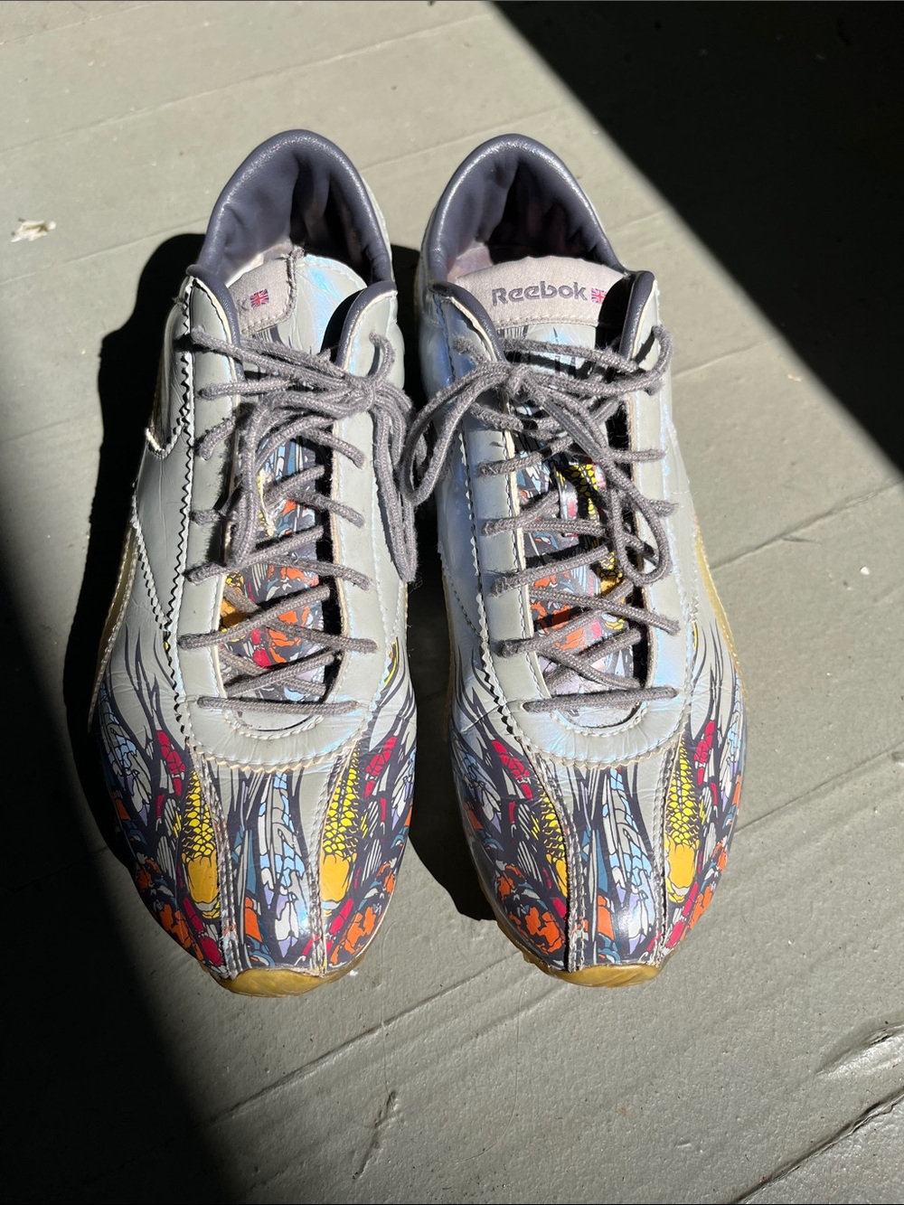 Super Rare Reebok x Risa Fukui and brand And A collab Koi sneakers size 6